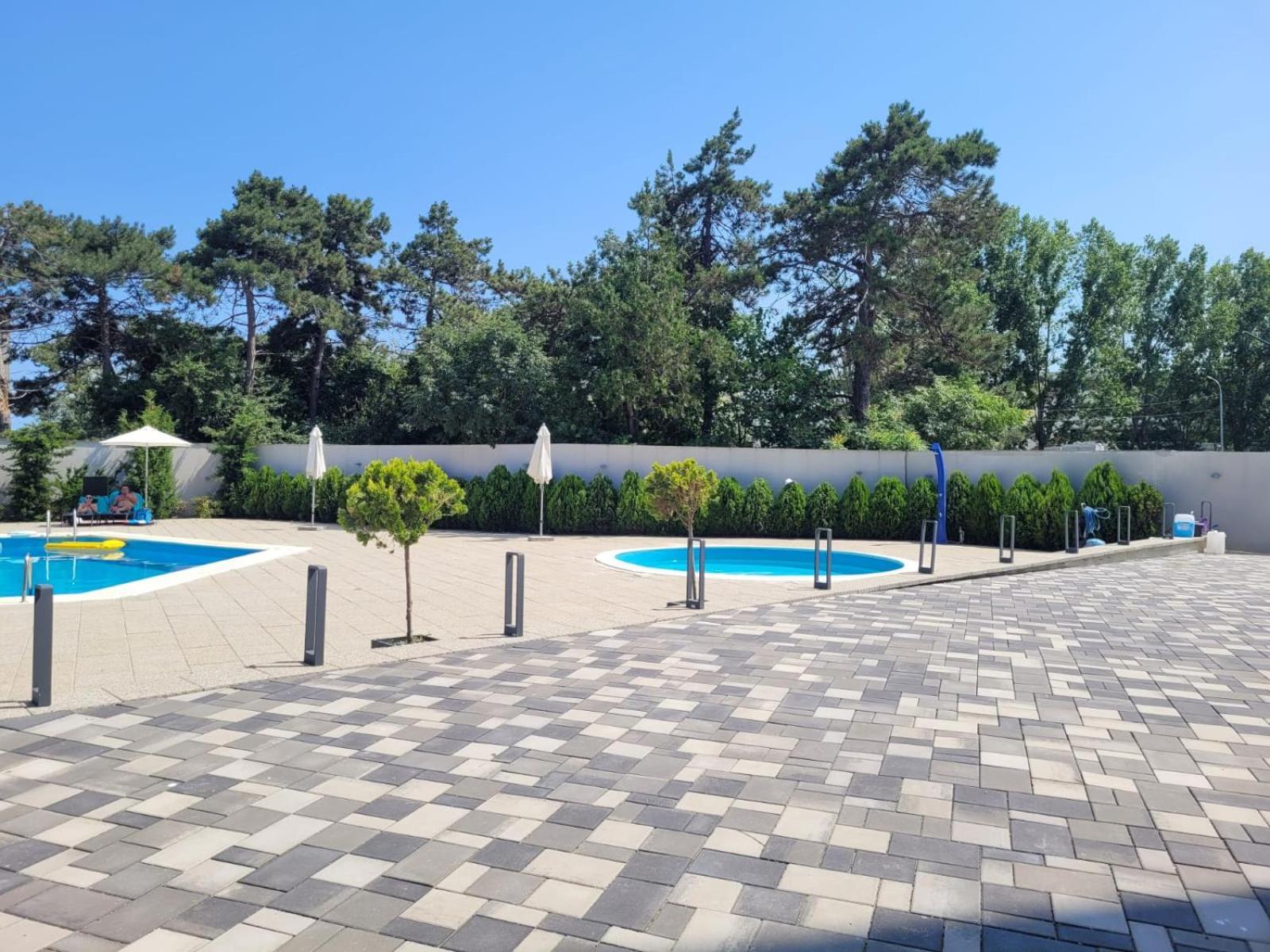 Aphrodite Olimp - Luxury Apartment With Sea View & Pool Bagian luar foto