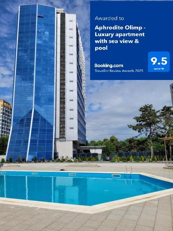 Aphrodite Olimp - Luxury Apartment With Sea View & Pool Bagian luar foto